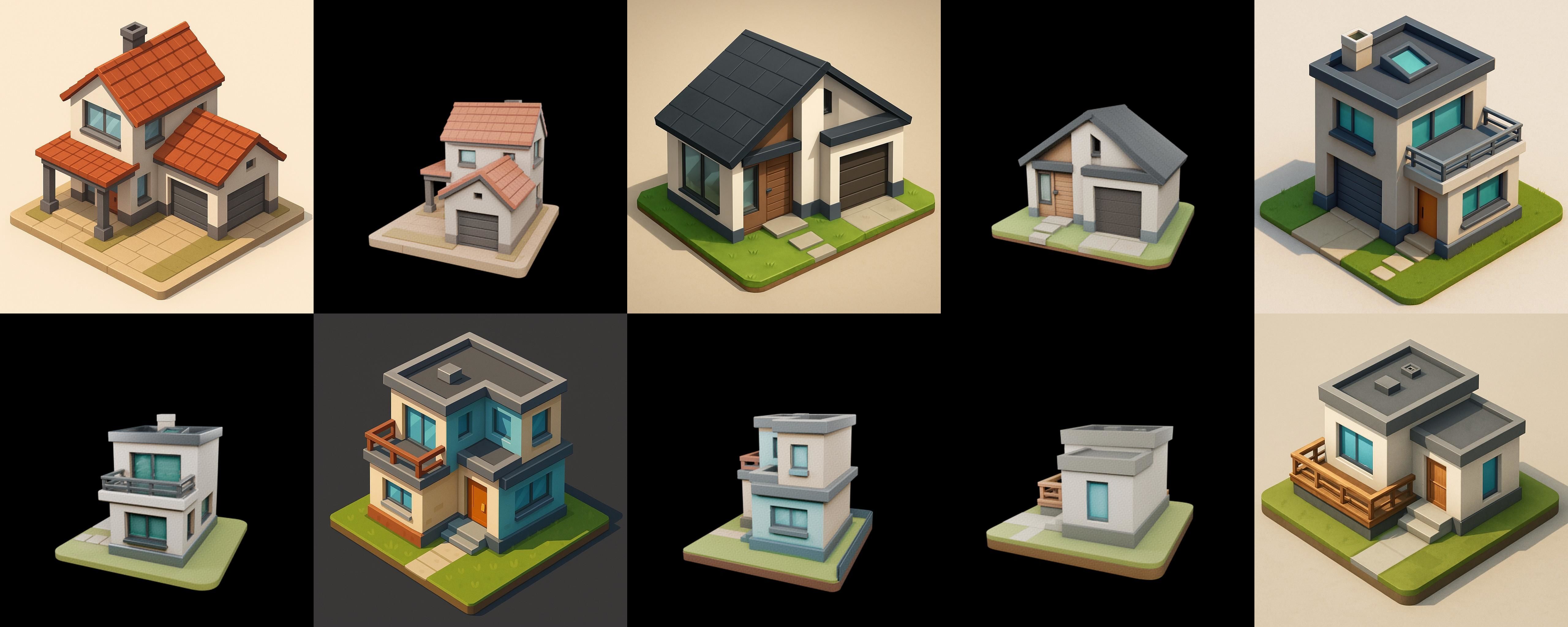 Home Sweet Home bundle 20 pack 100 glb 3D model_13