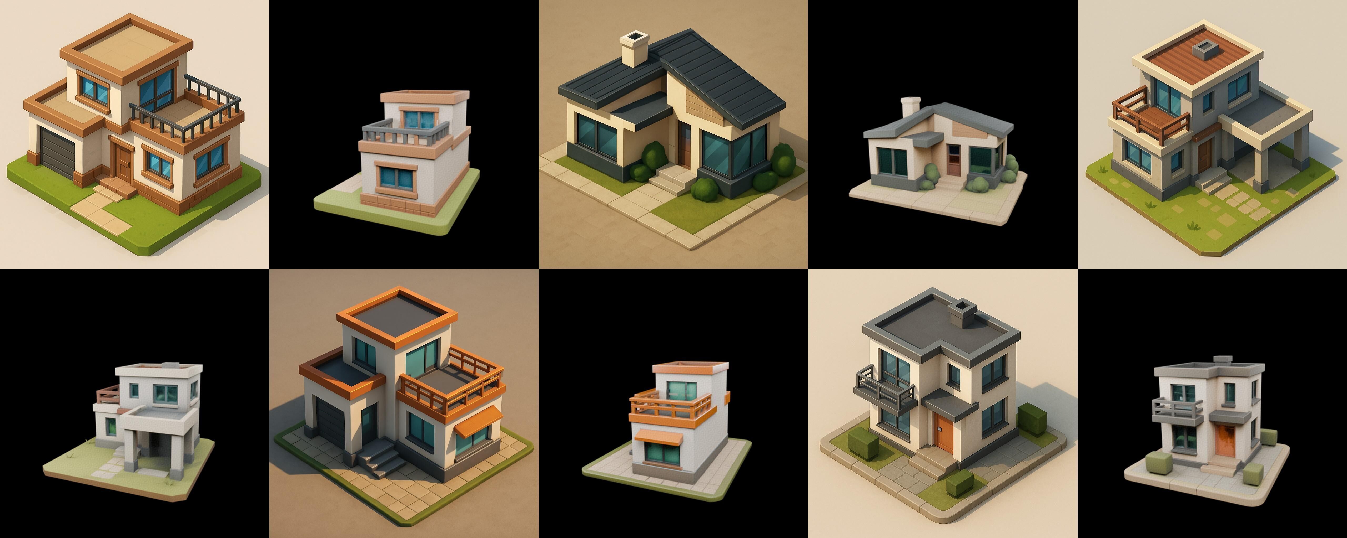 Home Sweet Home bundle 20 pack 100 glb 3D model_3