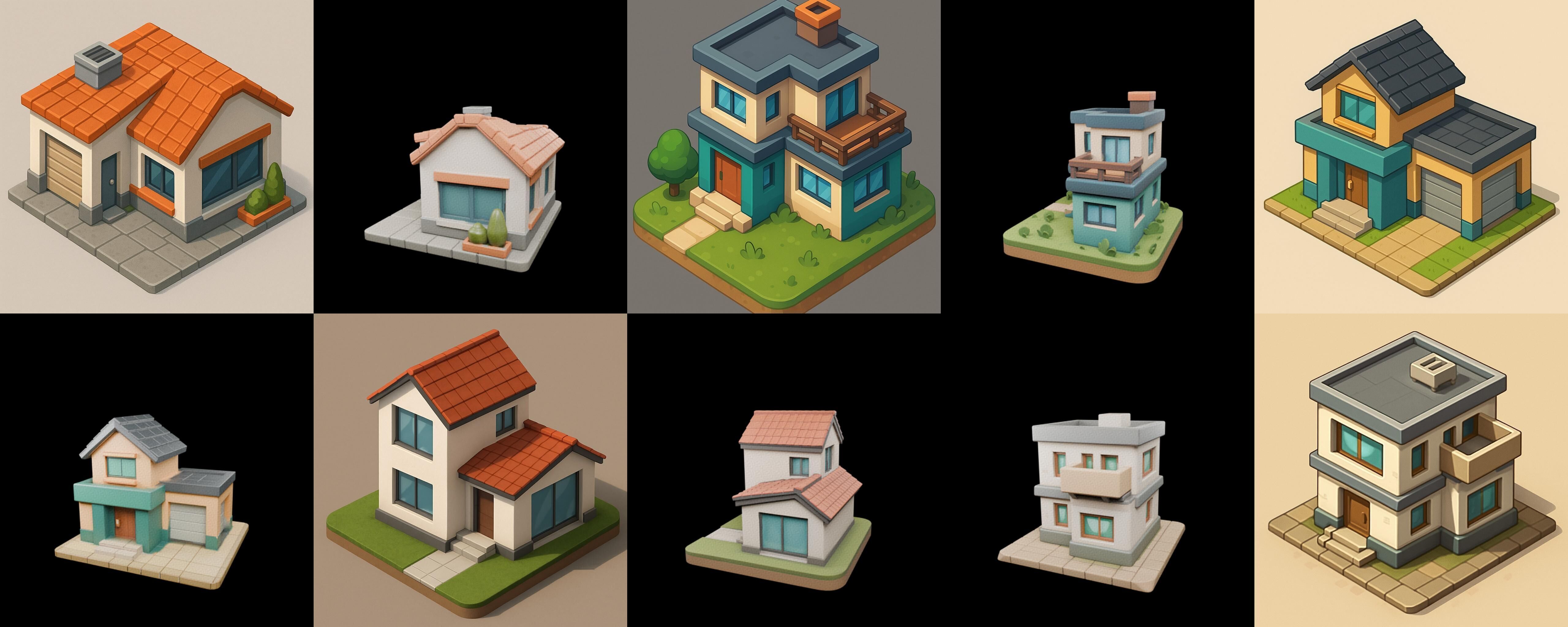 Home Sweet Home bundle 20 pack 100 glb 3D model_5