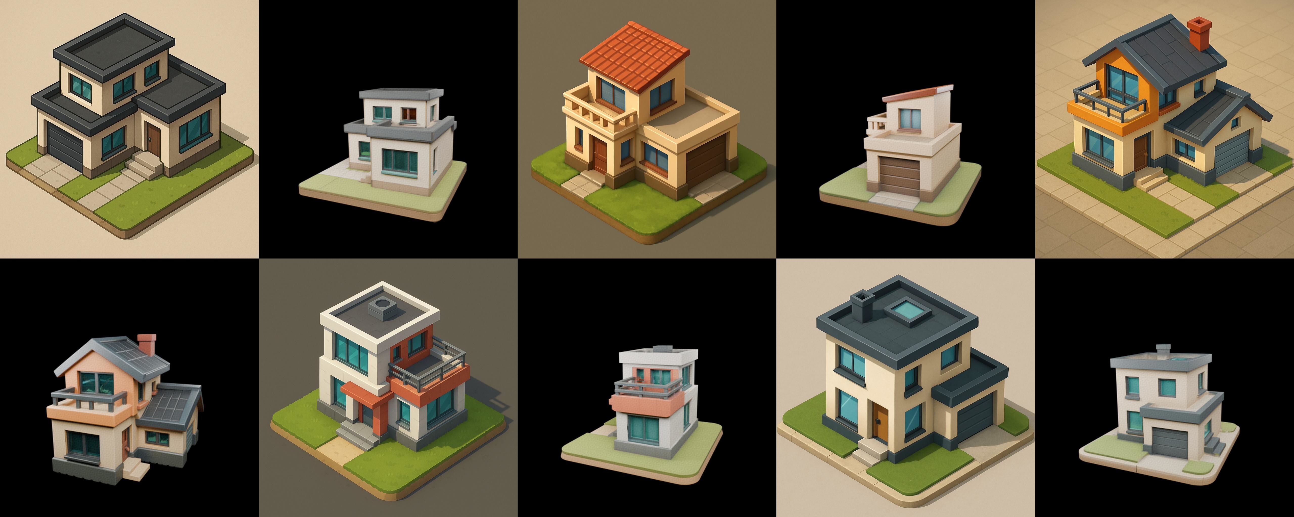 Home Sweet Home bundle 20 pack 100 glb 3D model_15
