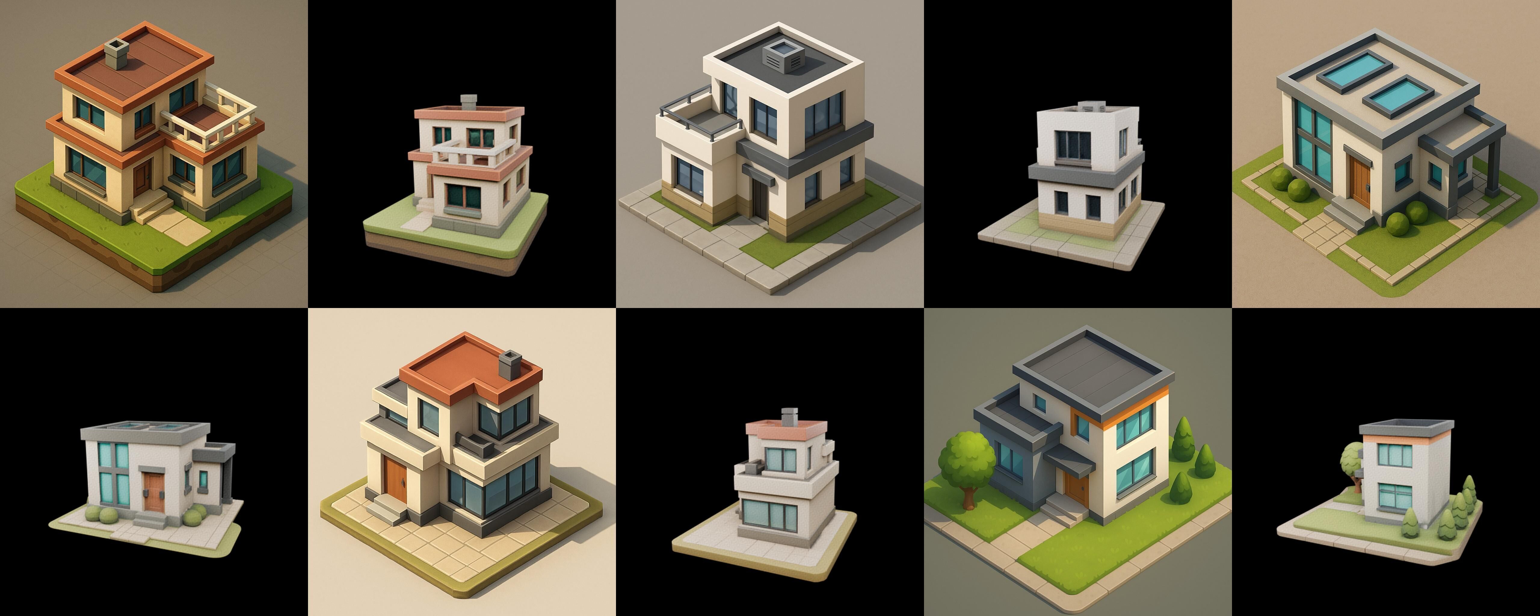 Home Sweet Home bundle 20 pack 100 glb 3D model_4