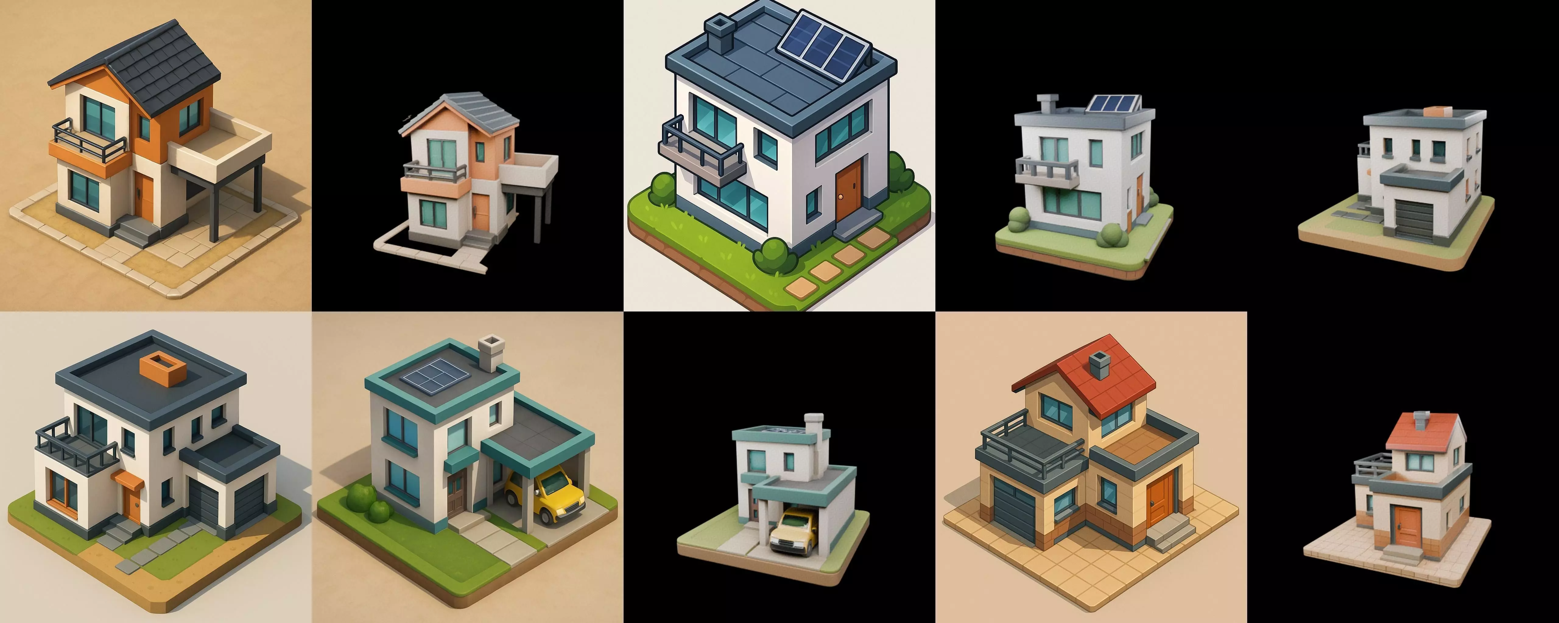 Home Sweet Home bundle 20 pack 100 glb 3D model_0