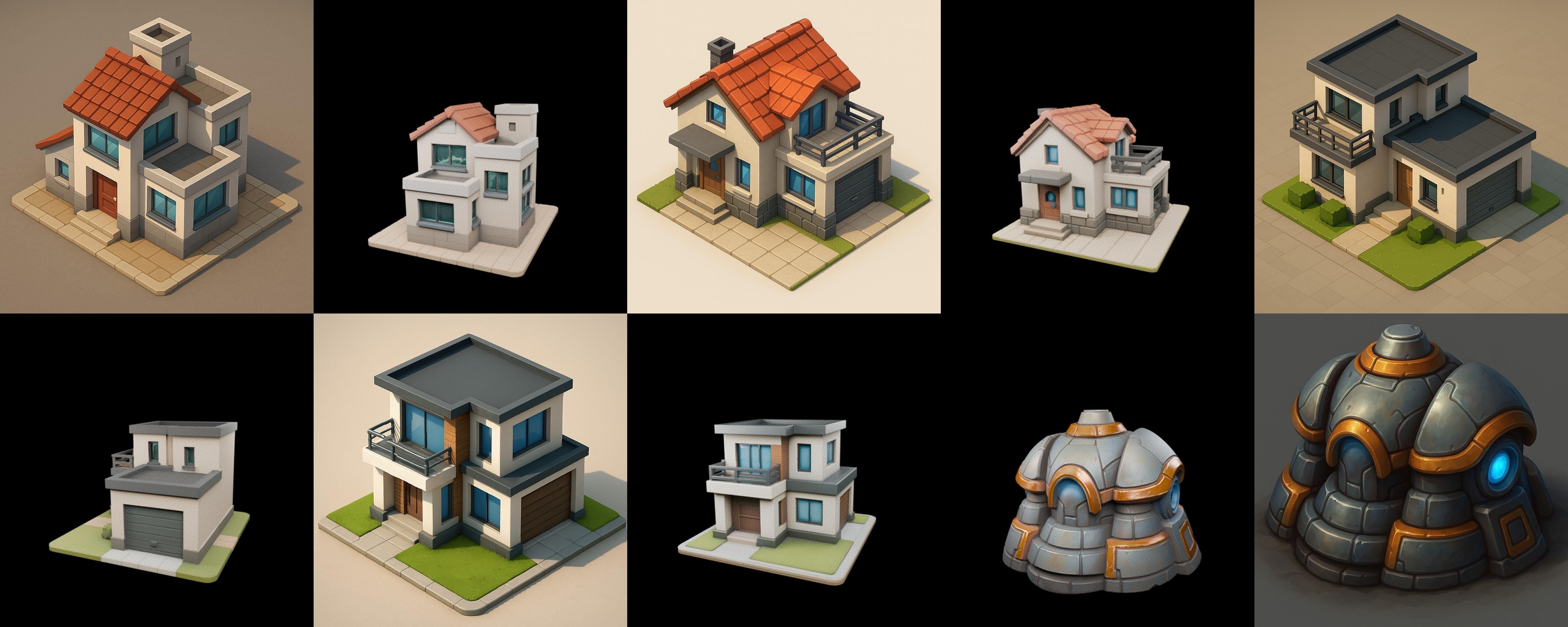 Home Sweet Home bundle 20 pack 100 glb 3D model_1