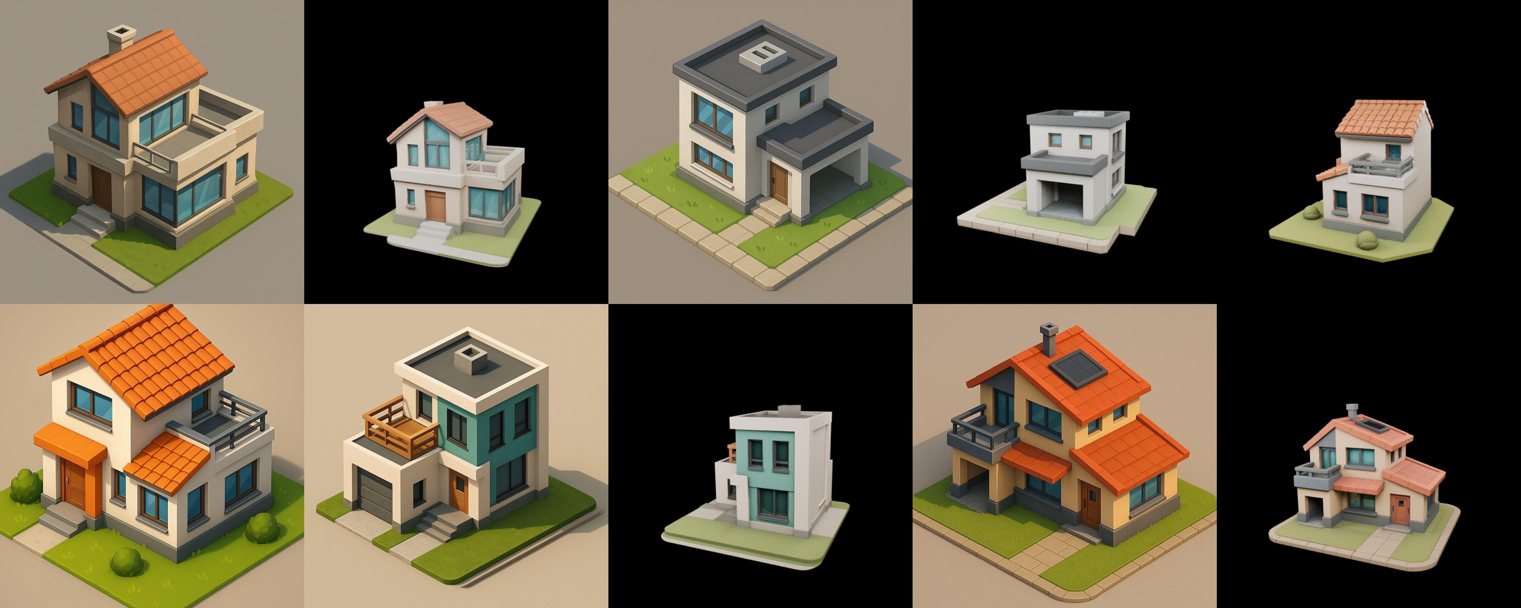 Home Sweet Home bundle 20 pack 100 glb 3D model_18