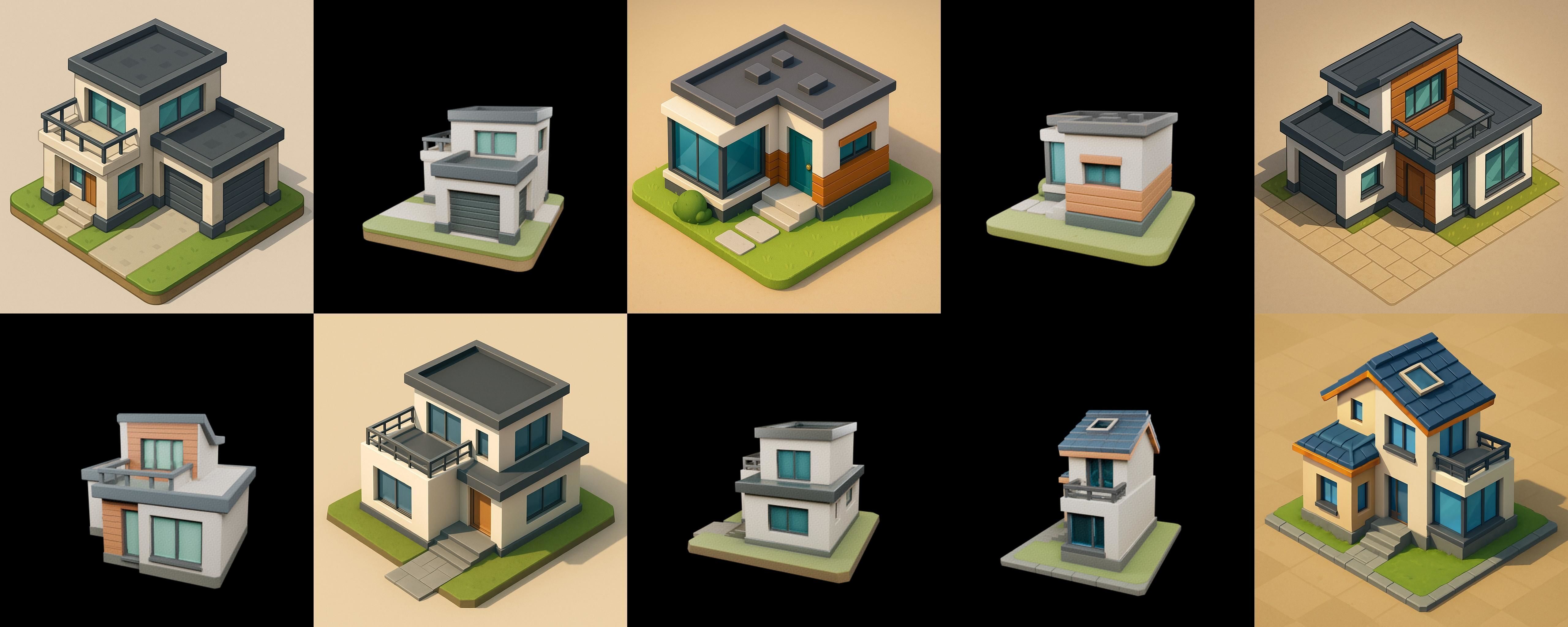 Home Sweet Home bundle 20 pack 100 glb 3D model_14