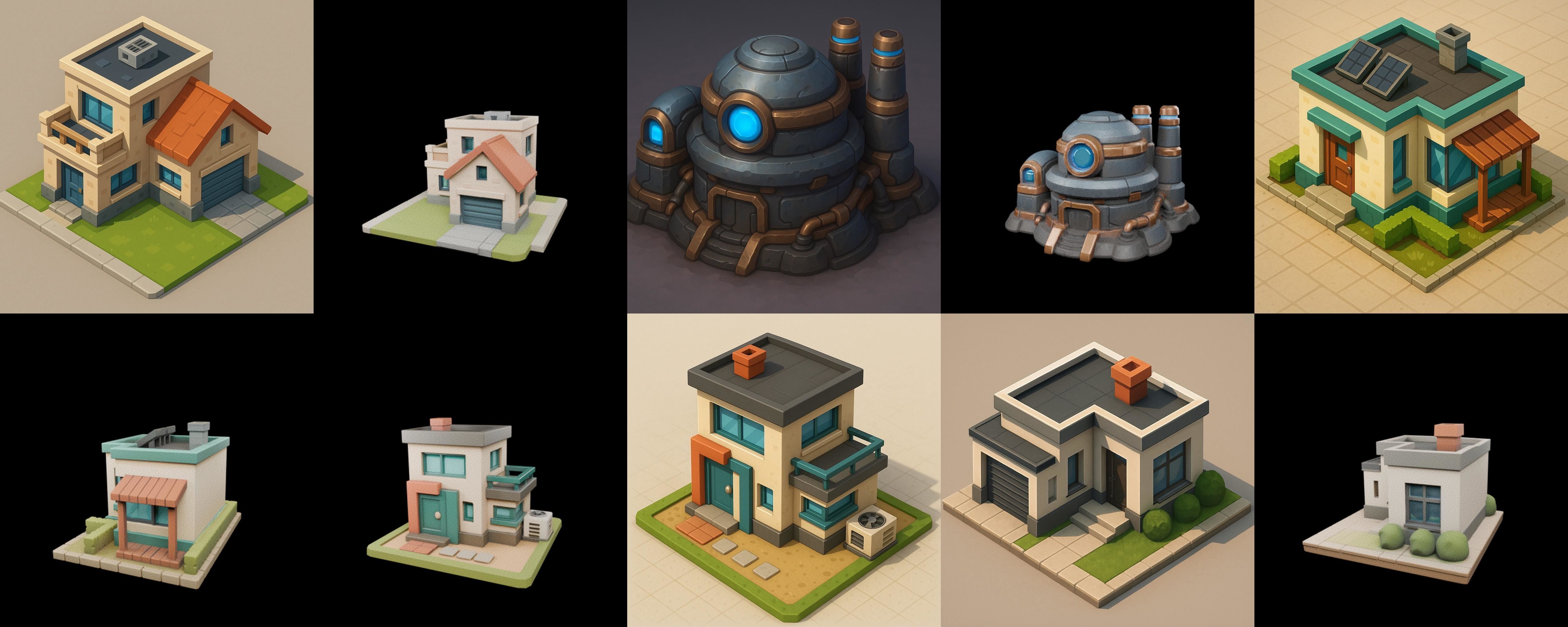 Home Sweet Home bundle 20 pack 100 glb 3D model_12