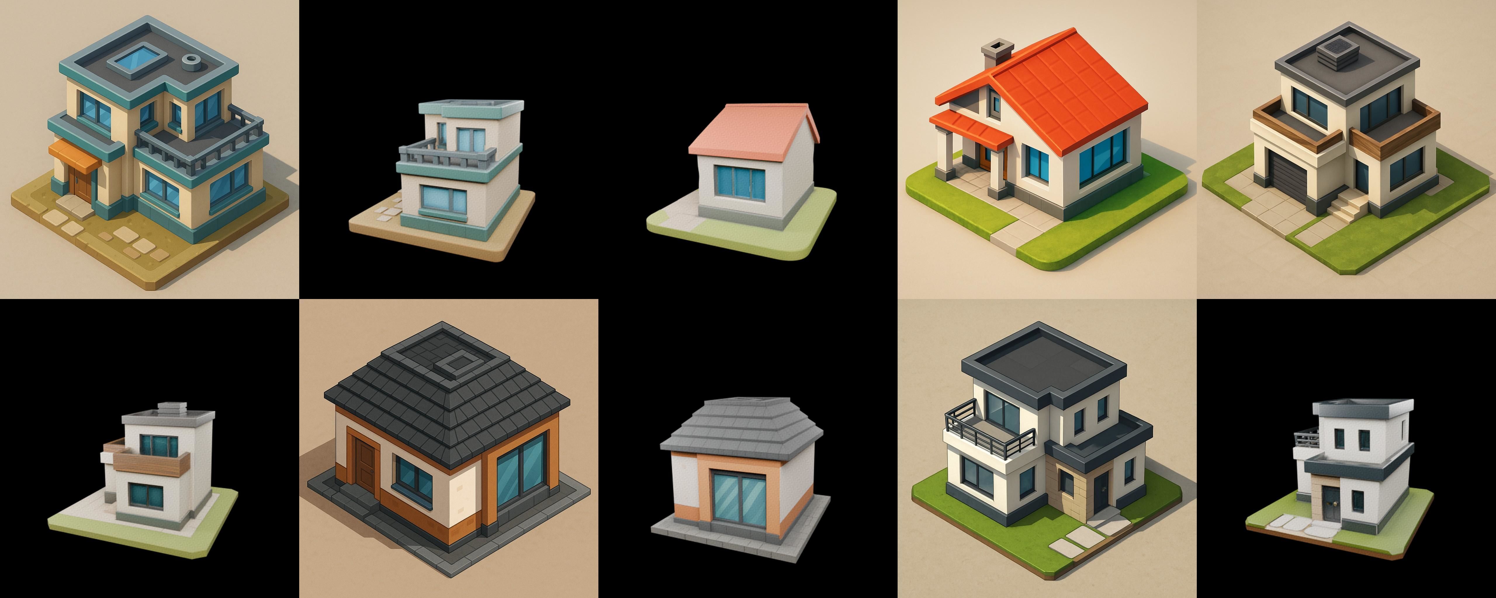 Home Sweet Home bundle 20 pack 100 glb 3D model_11