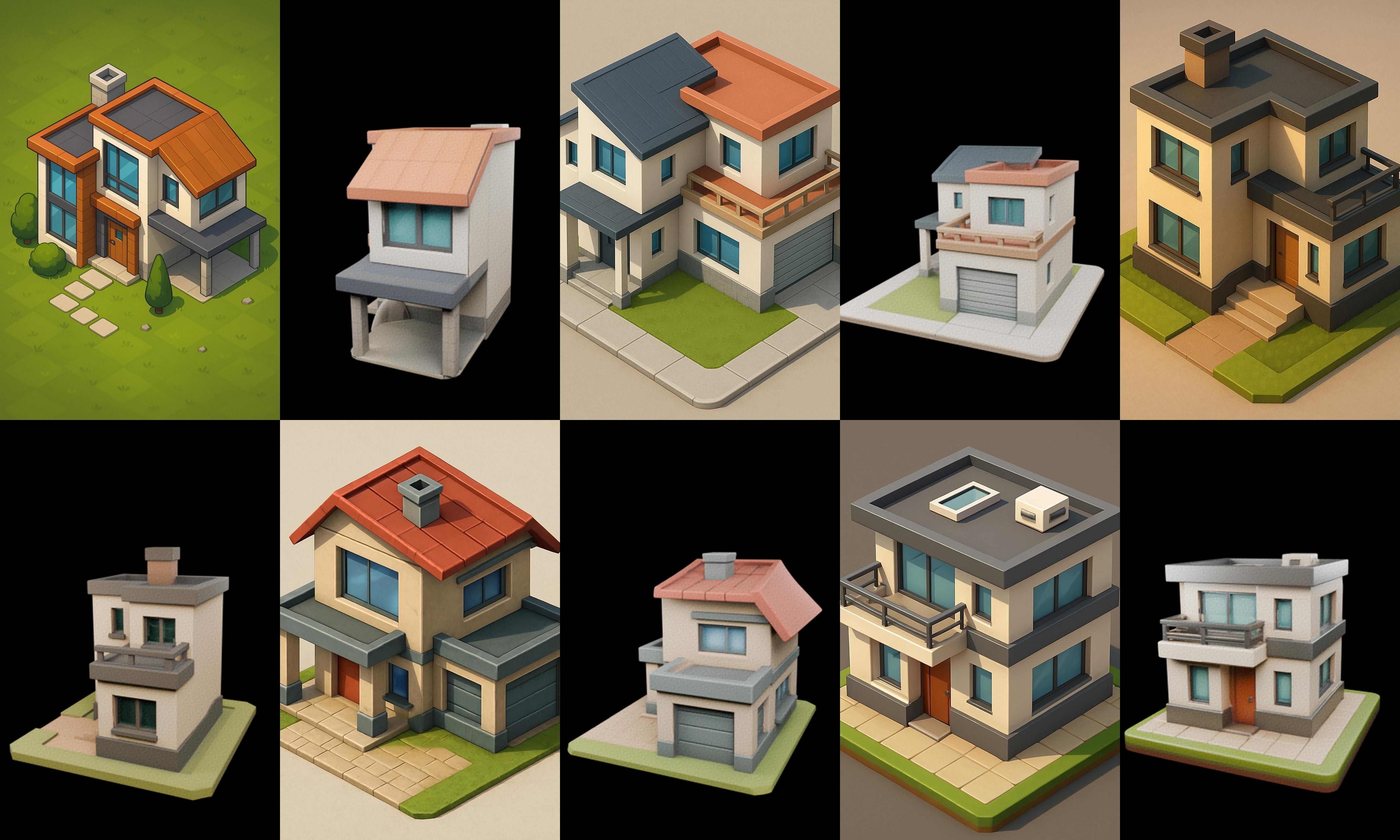 Home Sweet Home bundle 20 pack 100 glb 3D model_8