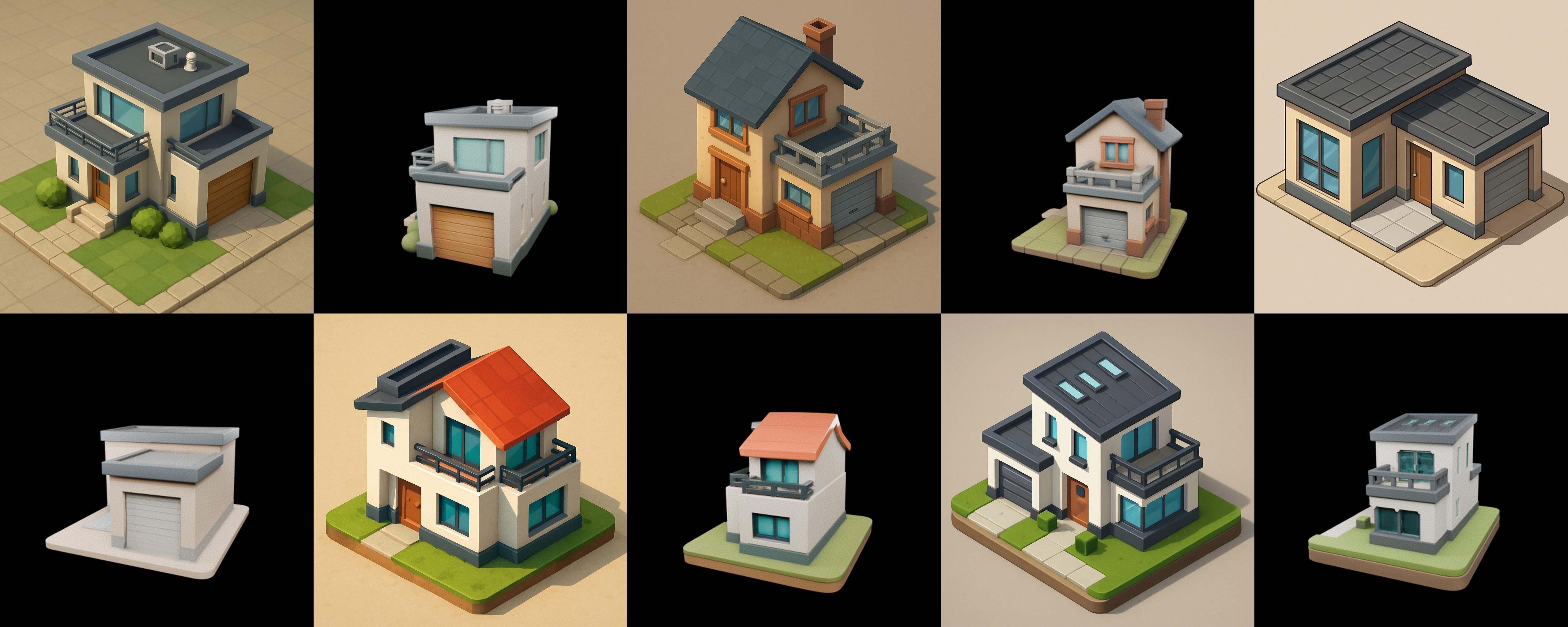 Home Sweet Home bundle 19 pack 100 glb 3D model_9