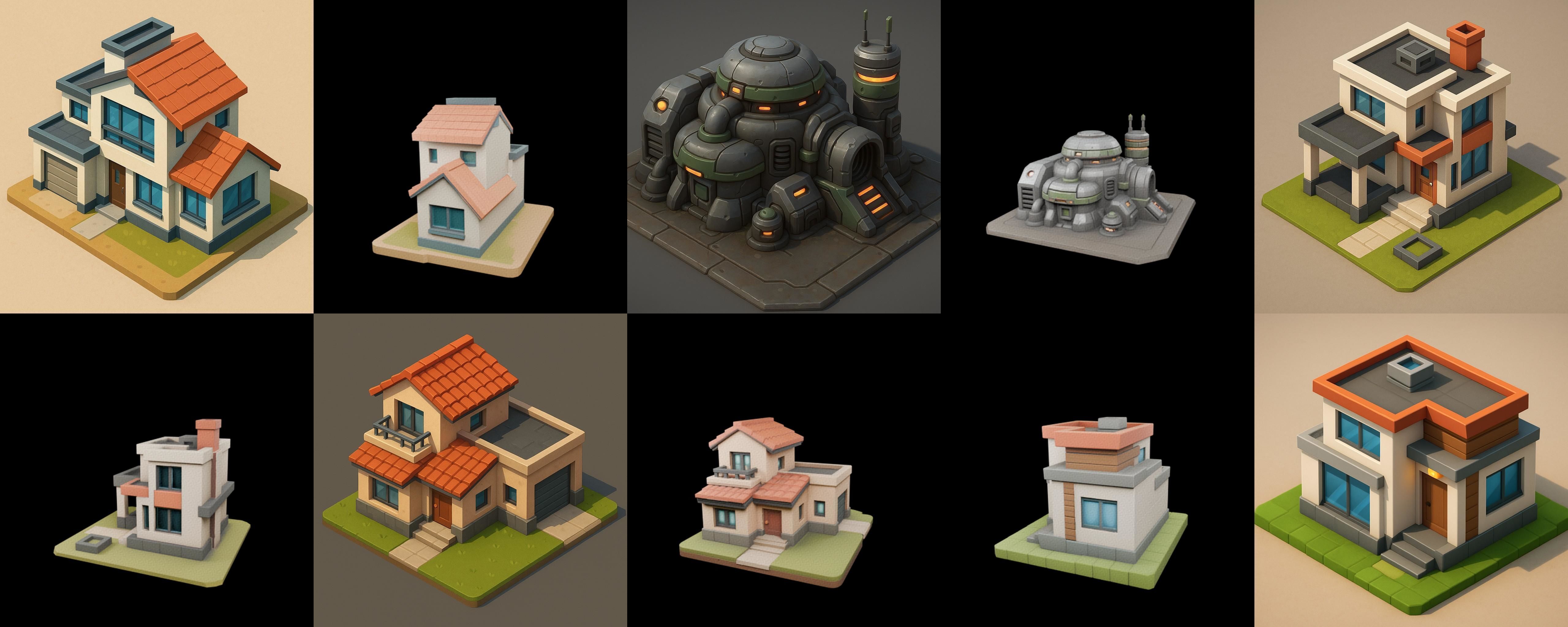 Home Sweet Home bundle 19 pack 100 glb 3D model_10