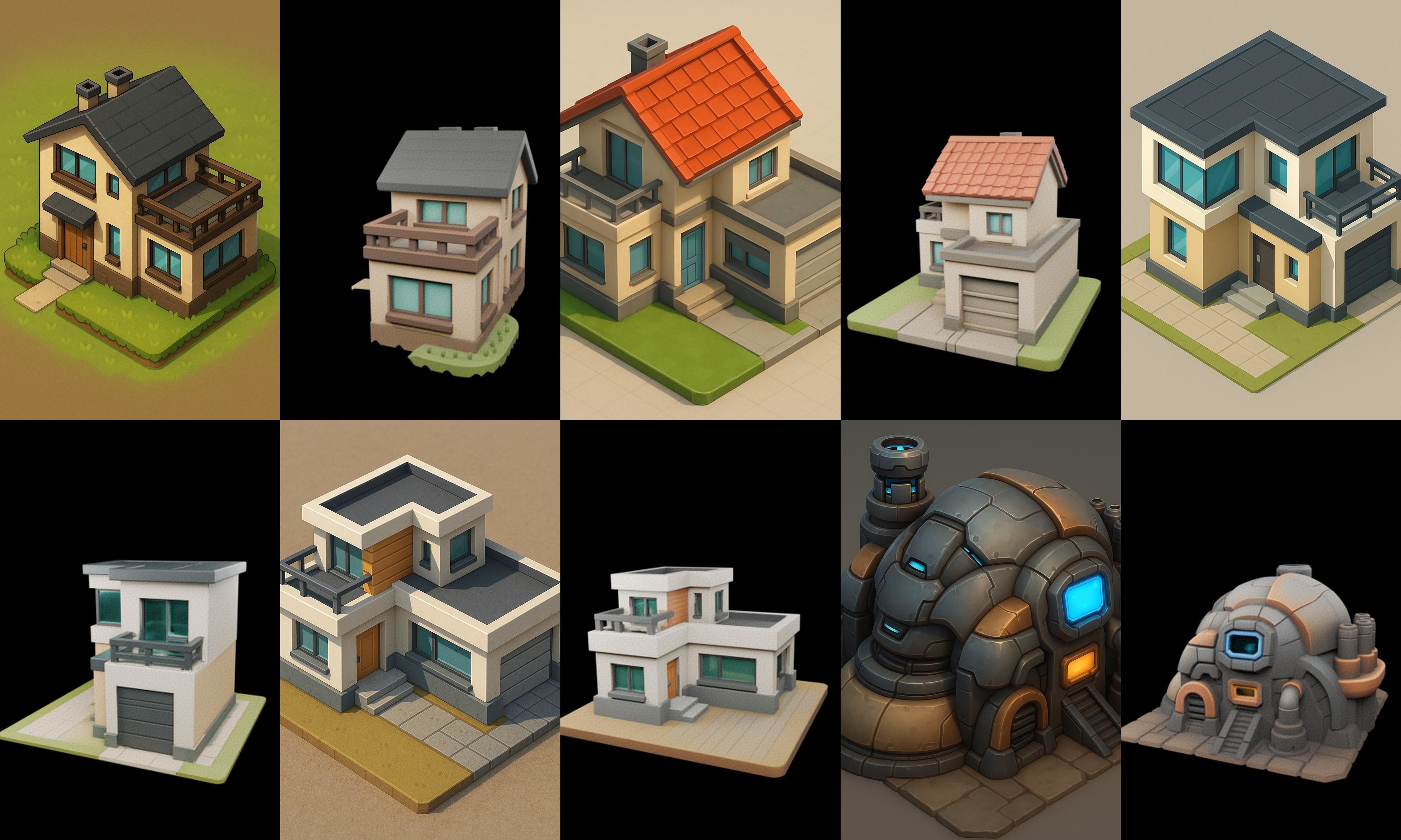 Home Sweet Home bundle 19 pack 100 glb 3D model_13