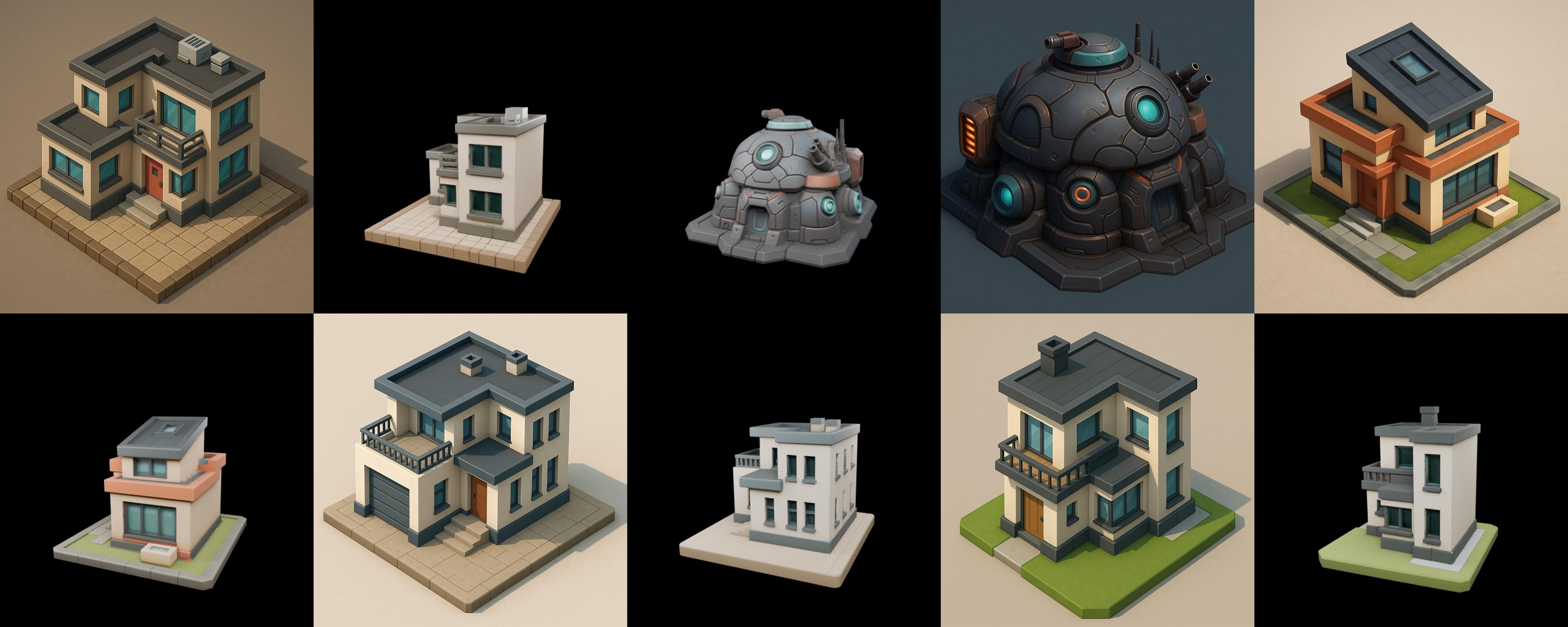 Home Sweet Home bundle 19 pack 100 glb 3D model_8