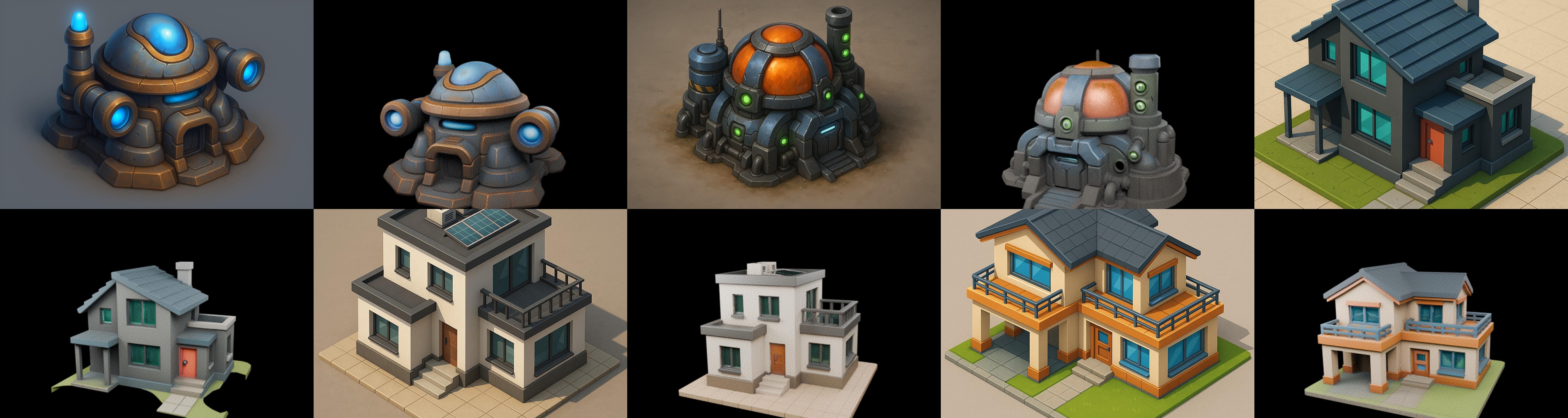 Home Sweet Home bundle 19 pack 100 glb 3D model_19