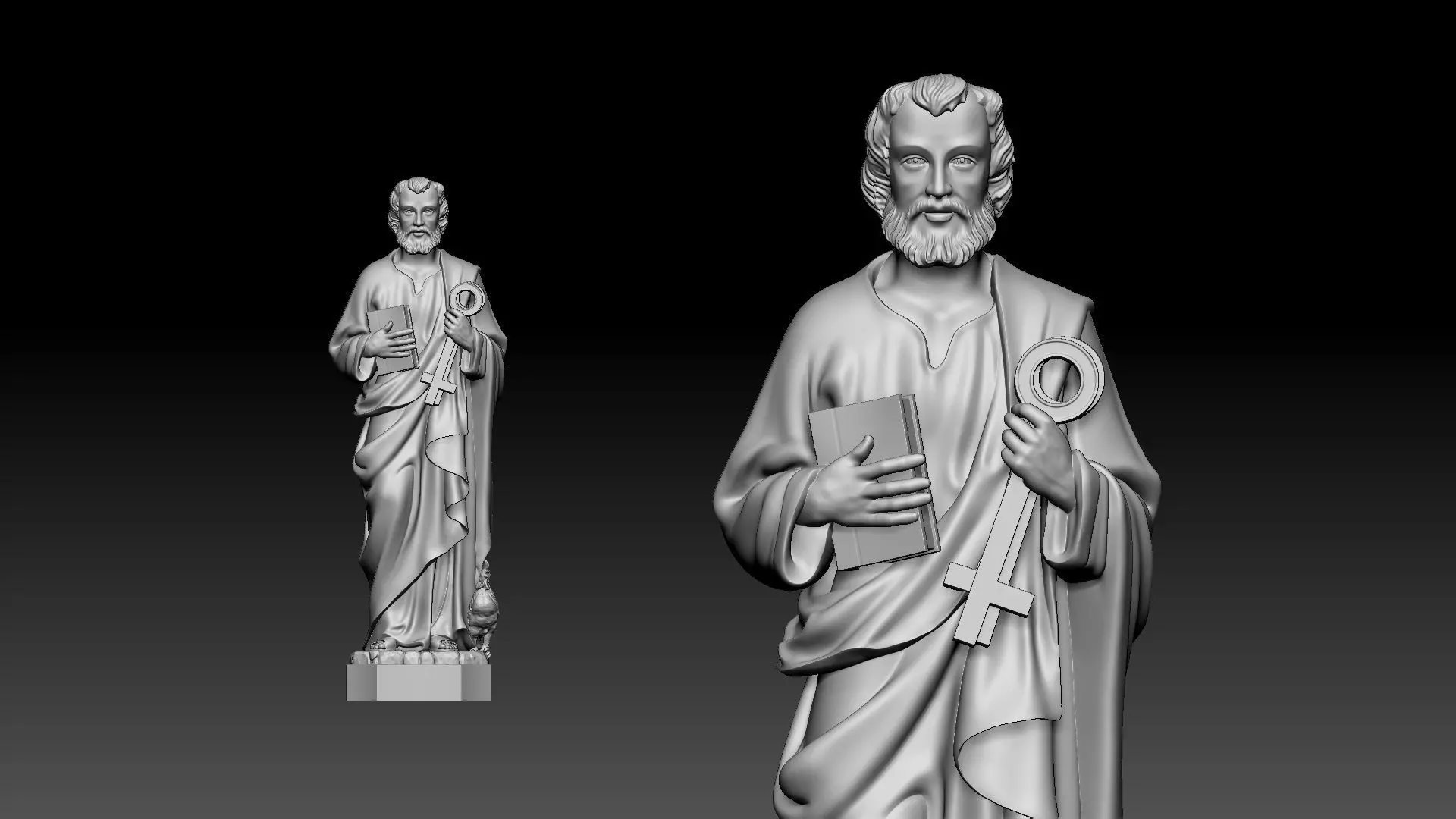 Saint Peter 3D print model