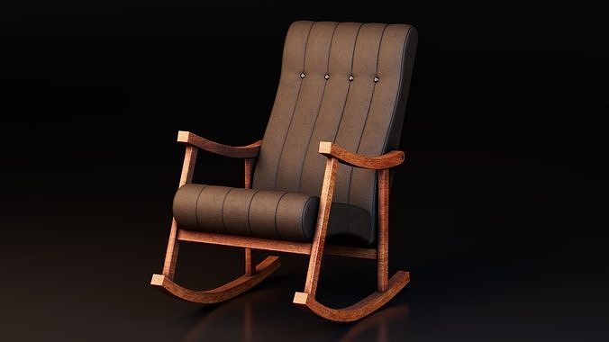Rocking Chair Free low-poly 3D model