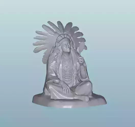 INDIAN  W6 Native American Figures 3D print model