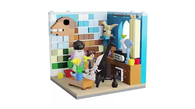 MocBricks3D - The Future Dreams House - Painter