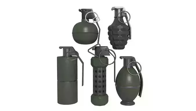 Grenade Pack 3D model