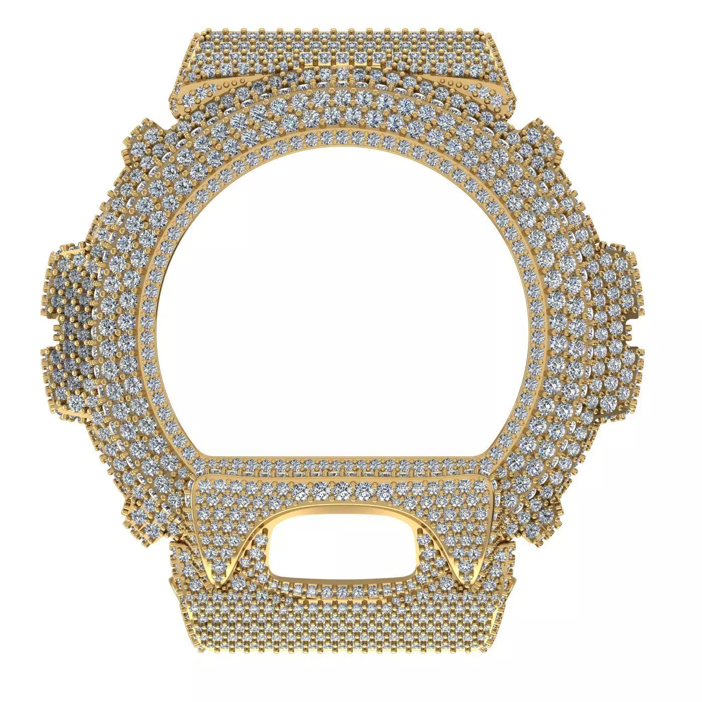 G Shock DW 6900 Watch Diamond Case - 3D print model NOW0003 3D print model