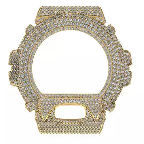  G Shock DW 6900 Watch Diamond Case -  3D print model 3D print model