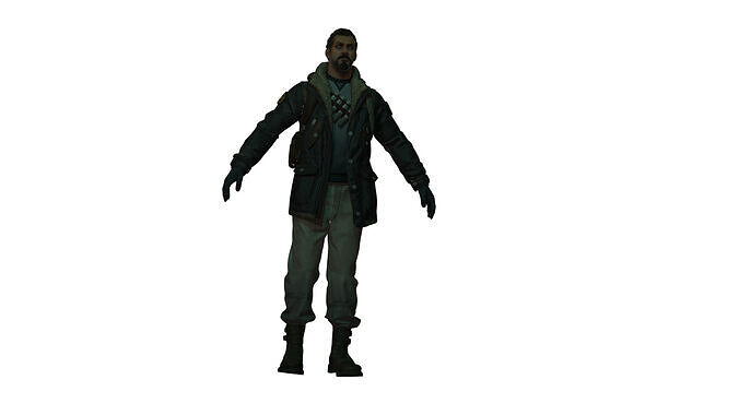 Sabre  Blackwolf 3D model Low-poly 3D model