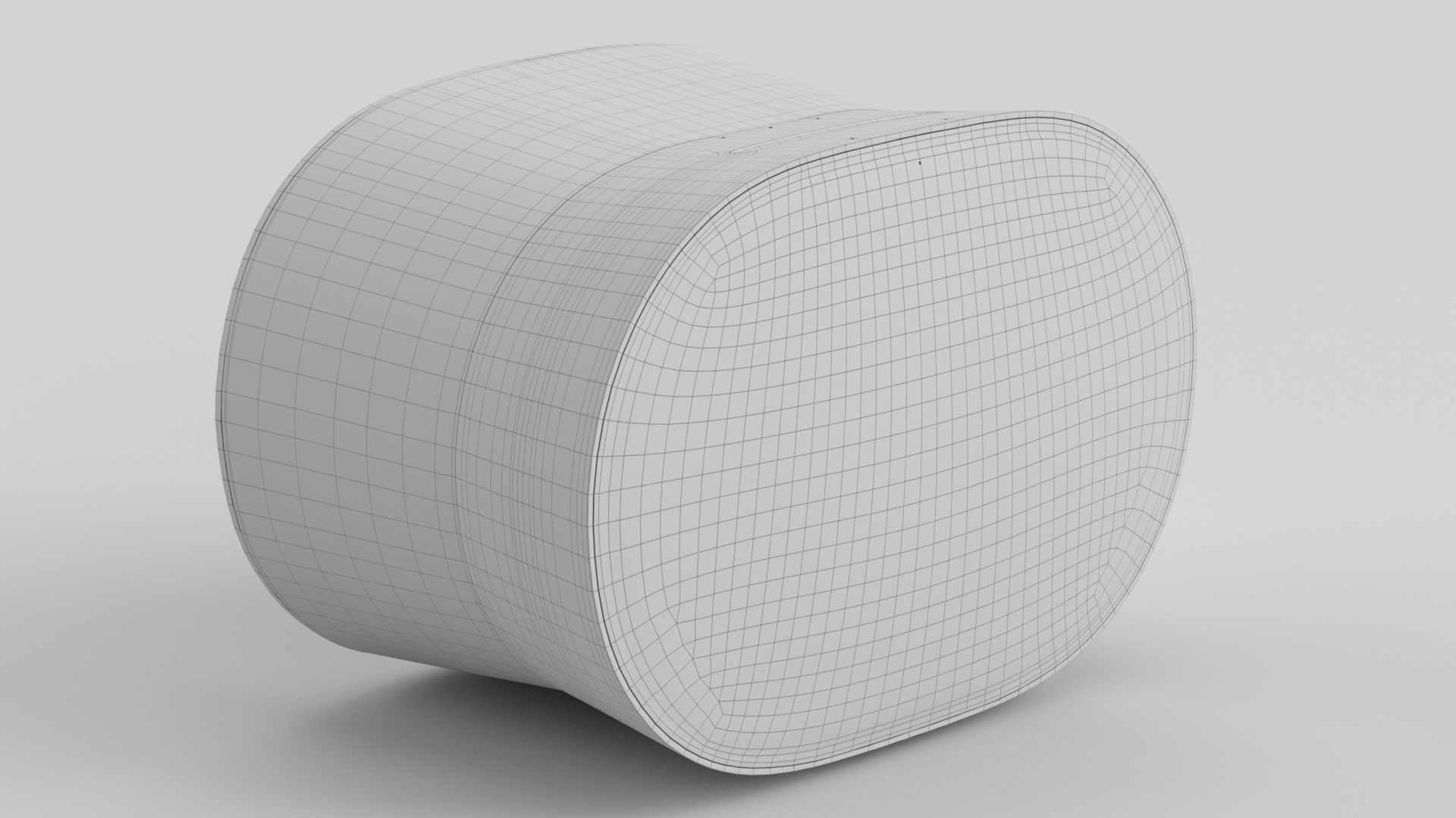 Smart Speaker Purple Low-poly 3D model_6