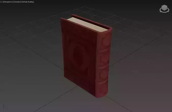old book lowpoly