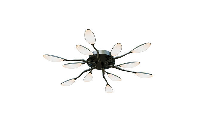 Vintage Chandelier 3D Model Low-poly 3D model