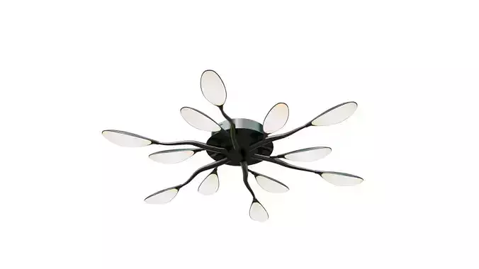 Vintage Chandelier 3D Model Low-poly 3D model