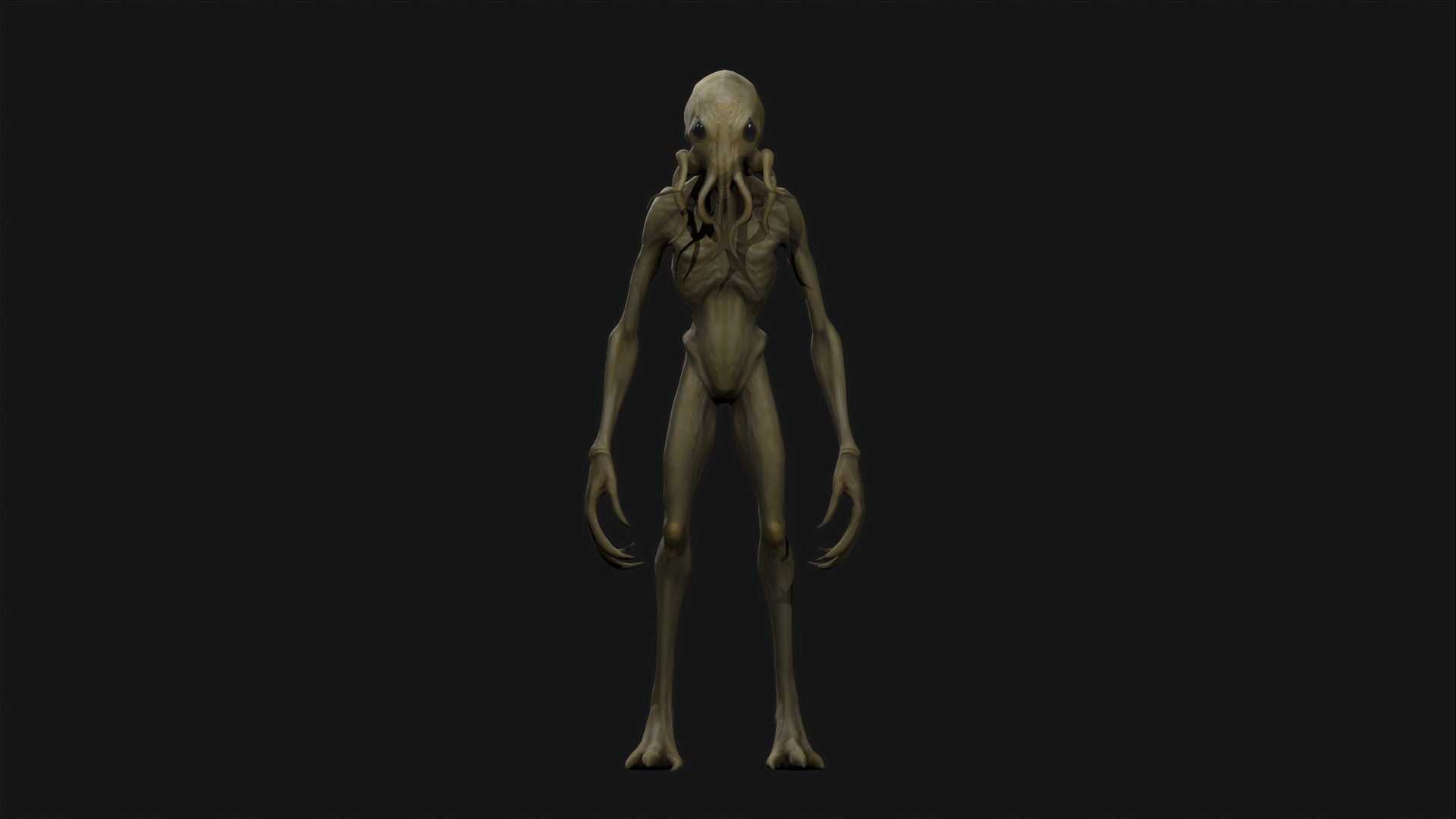 Alien Creature - Game Ready 3D Model Rigged and Animated 3D model_4