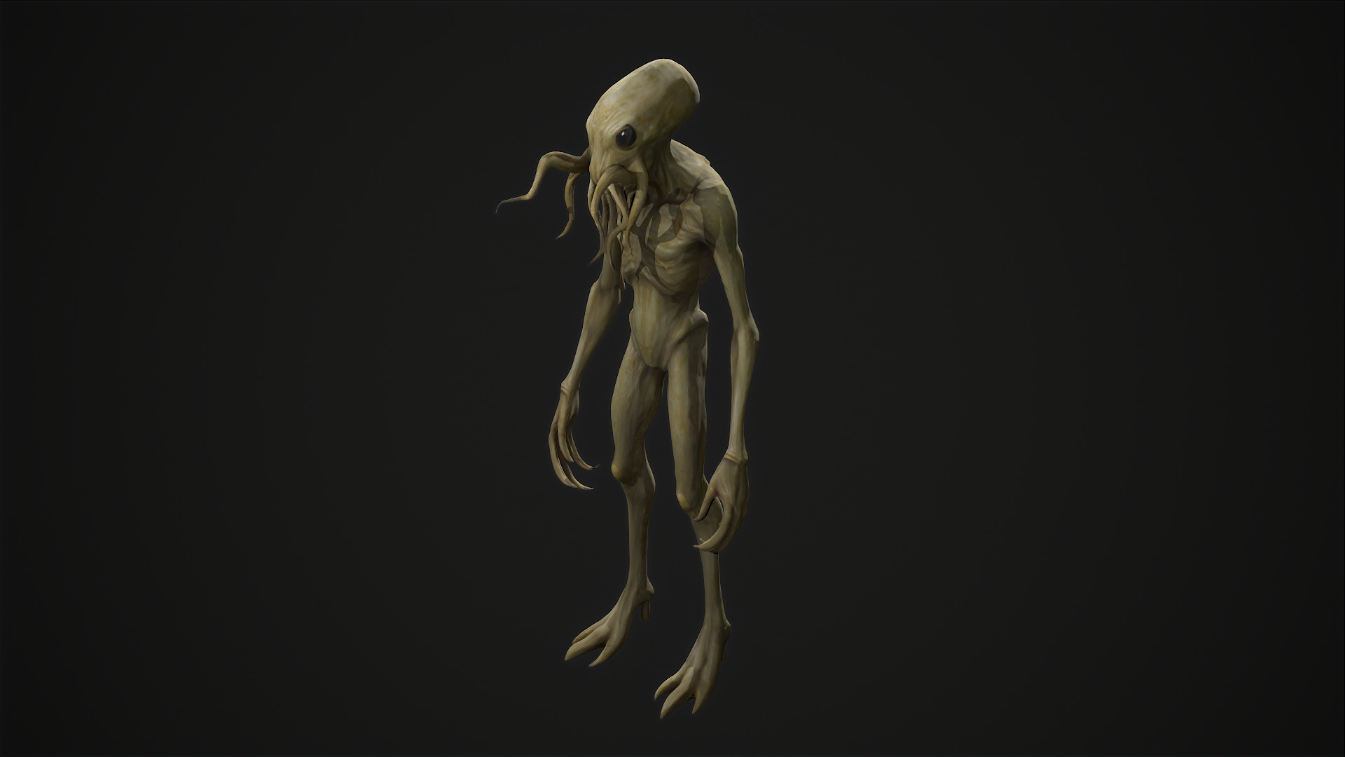 Alien Creature - Game Ready 3D Model Rigged and Animated 3D model_2