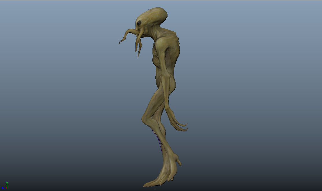 Alien Creature - Game Ready 3D Model Rigged and Animated 3D model_7