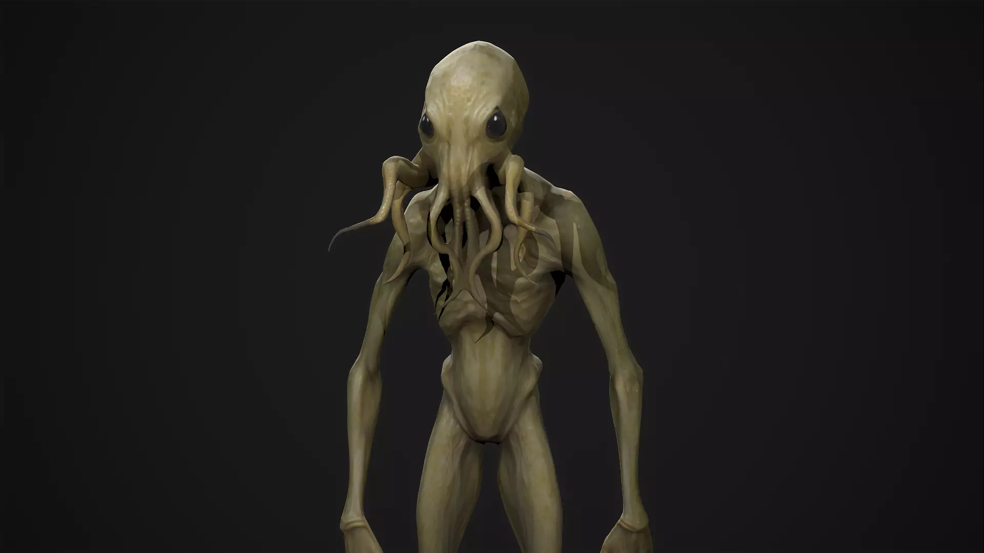 Alien Creature - Game Ready 3D Model Rigged and Animated 3D model_0