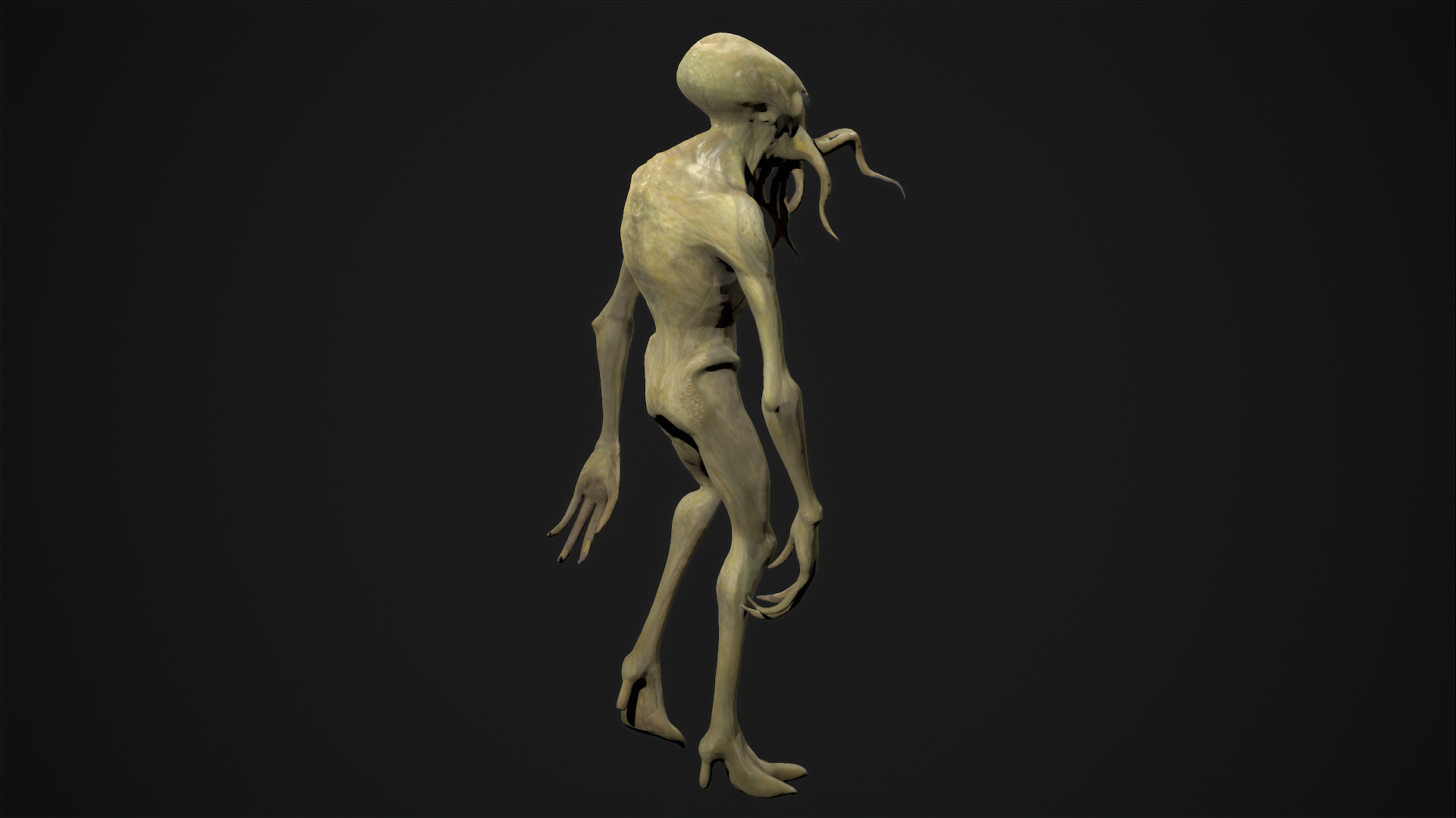 Alien Creature - Game Ready 3D Model Rigged and Animated 3D model_3