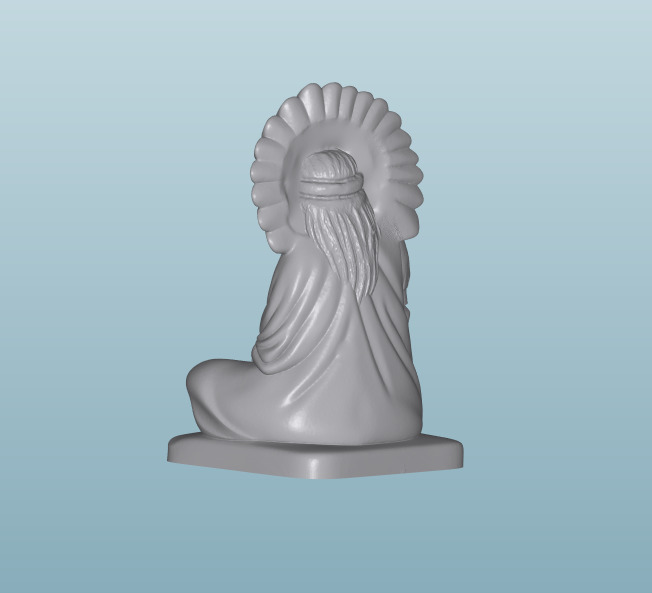 INDIAN  W11 Native American Figures 3D print model_1