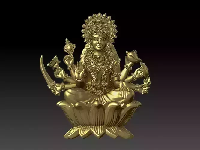 VIJAYA LAKSHMI VICTORIOUS LAKSHMI LAXMI JI 3D print model