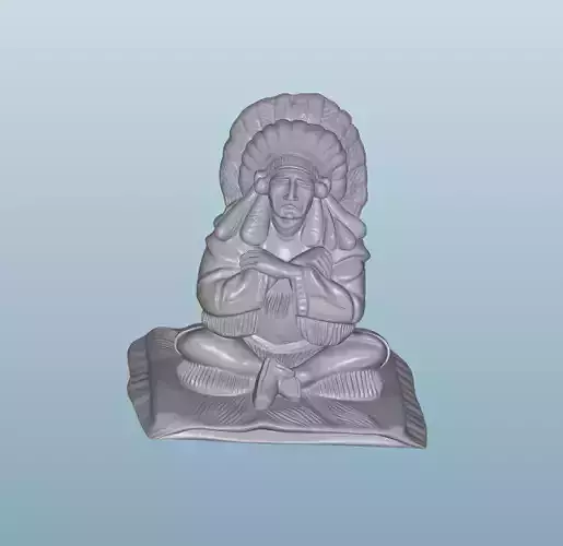 INDIAN  W12 Native American Figures 3D print model