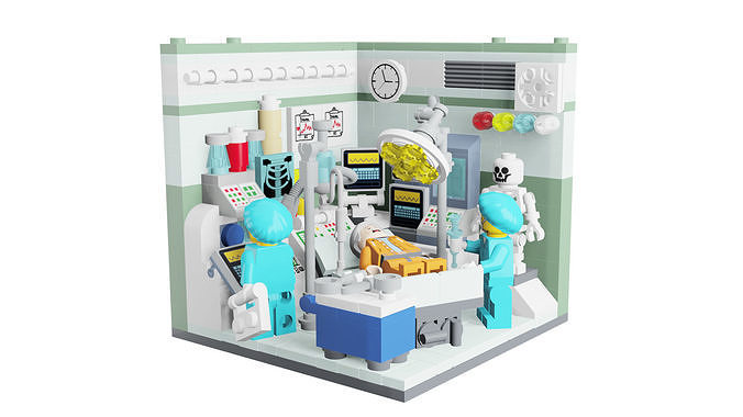 MocBricks3D - The Future Dreams House - Doctor 3D print model