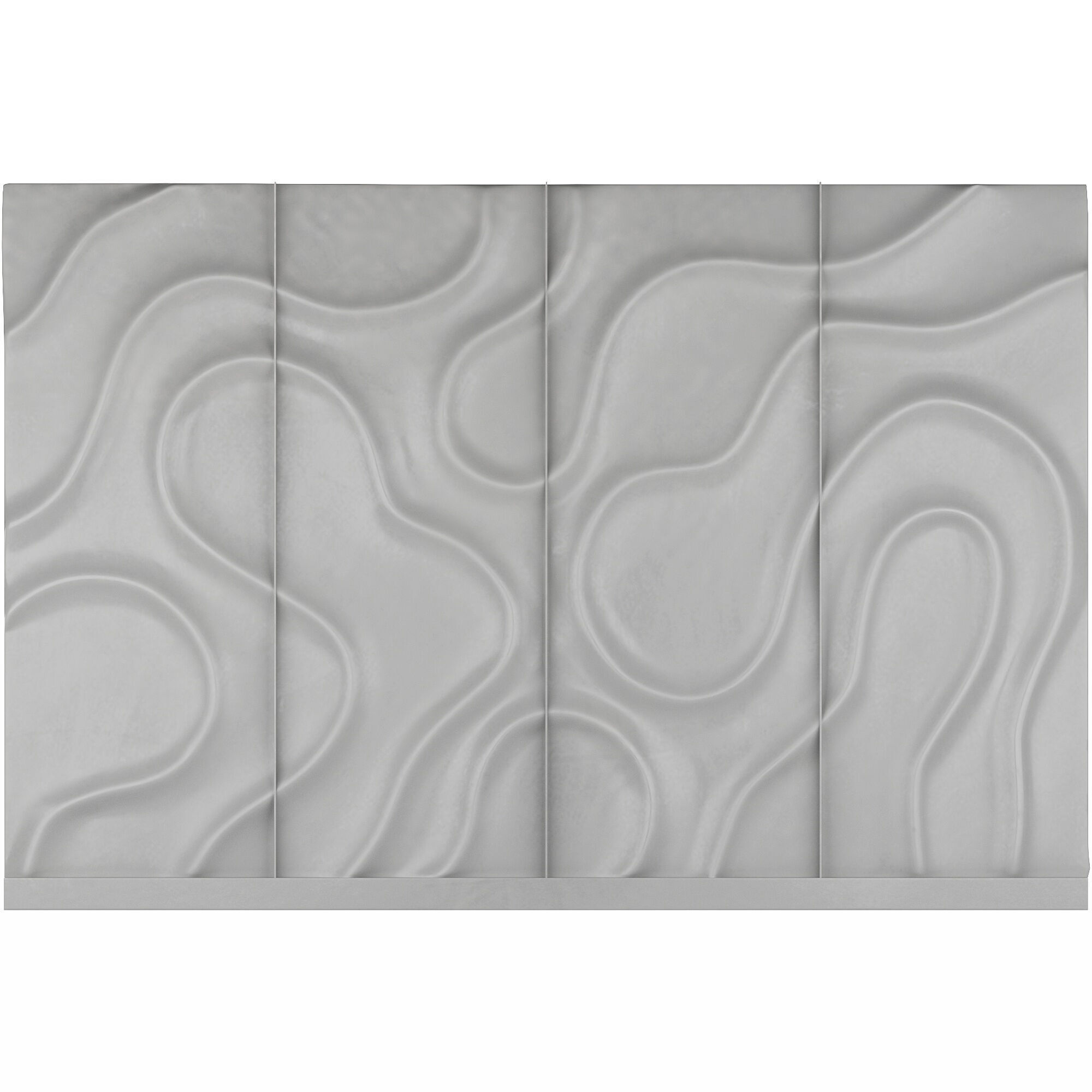 Nebula 3d wall panel 3D model_1