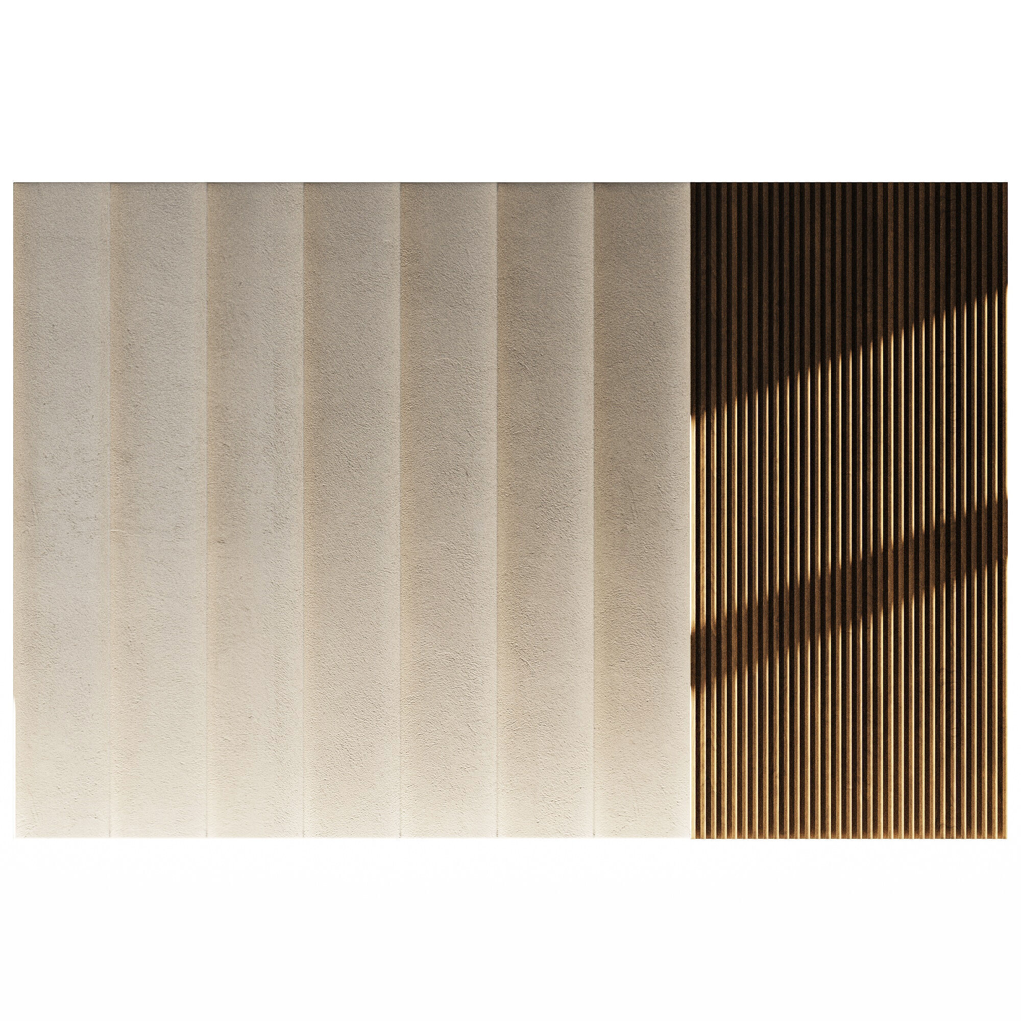 Wall 3D panel 04 3D model_1