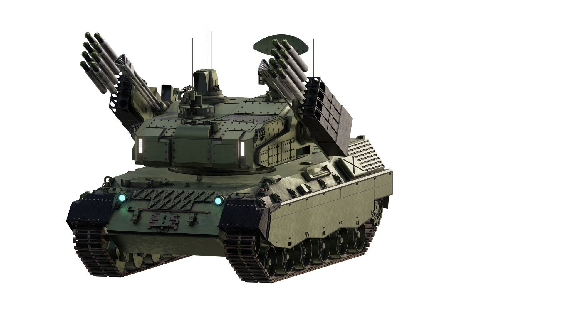 MEDIUM RANGE COMBINED MISSILE SYSTEM 3D model_1