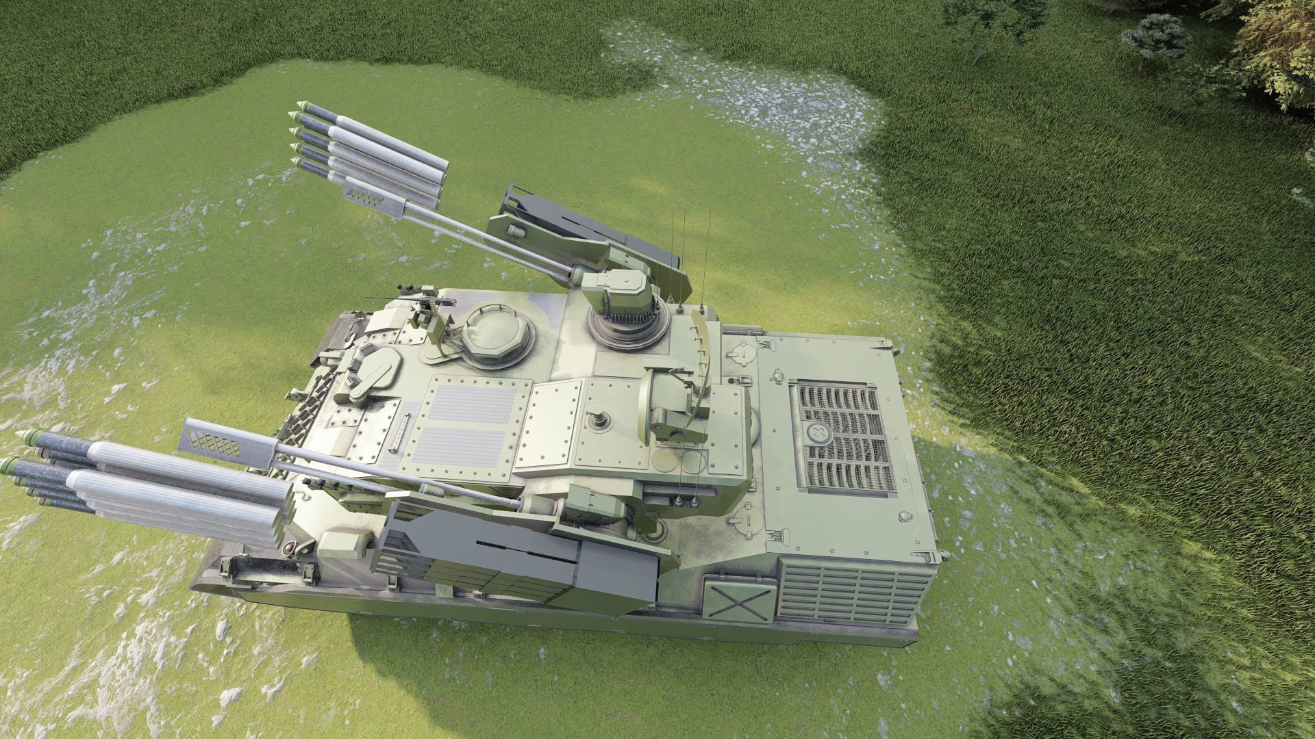MEDIUM RANGE COMBINED MISSILE SYSTEM 3D model_22