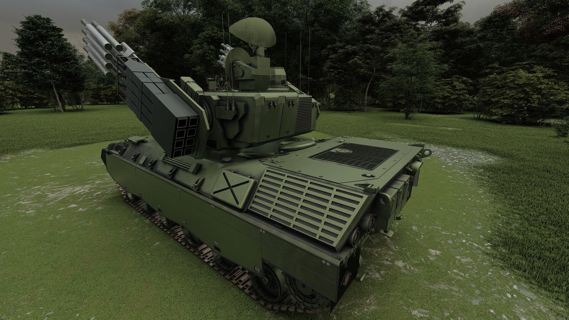 MEDIUM RANGE COMBINED MISSILE SYSTEM 3D model_29