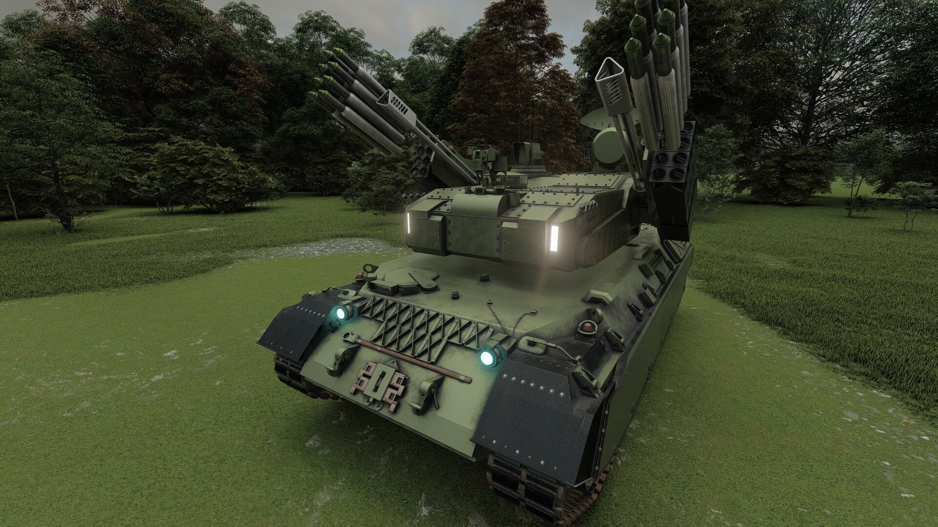 MEDIUM RANGE COMBINED MISSILE SYSTEM 3D model_27