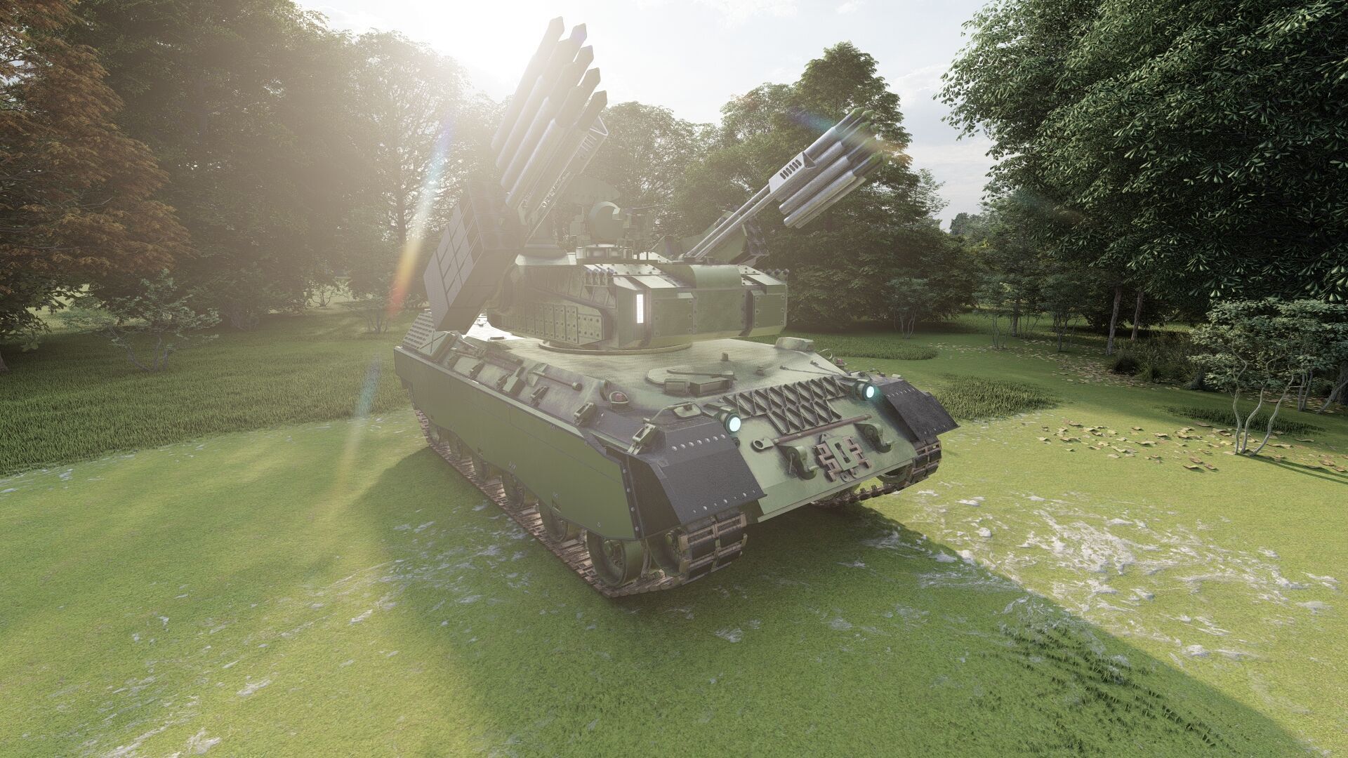 MEDIUM RANGE COMBINED MISSILE SYSTEM 3D model_7