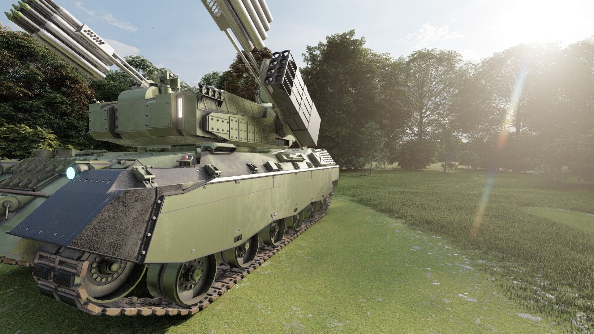 MEDIUM RANGE COMBINED MISSILE SYSTEM 3D model_10