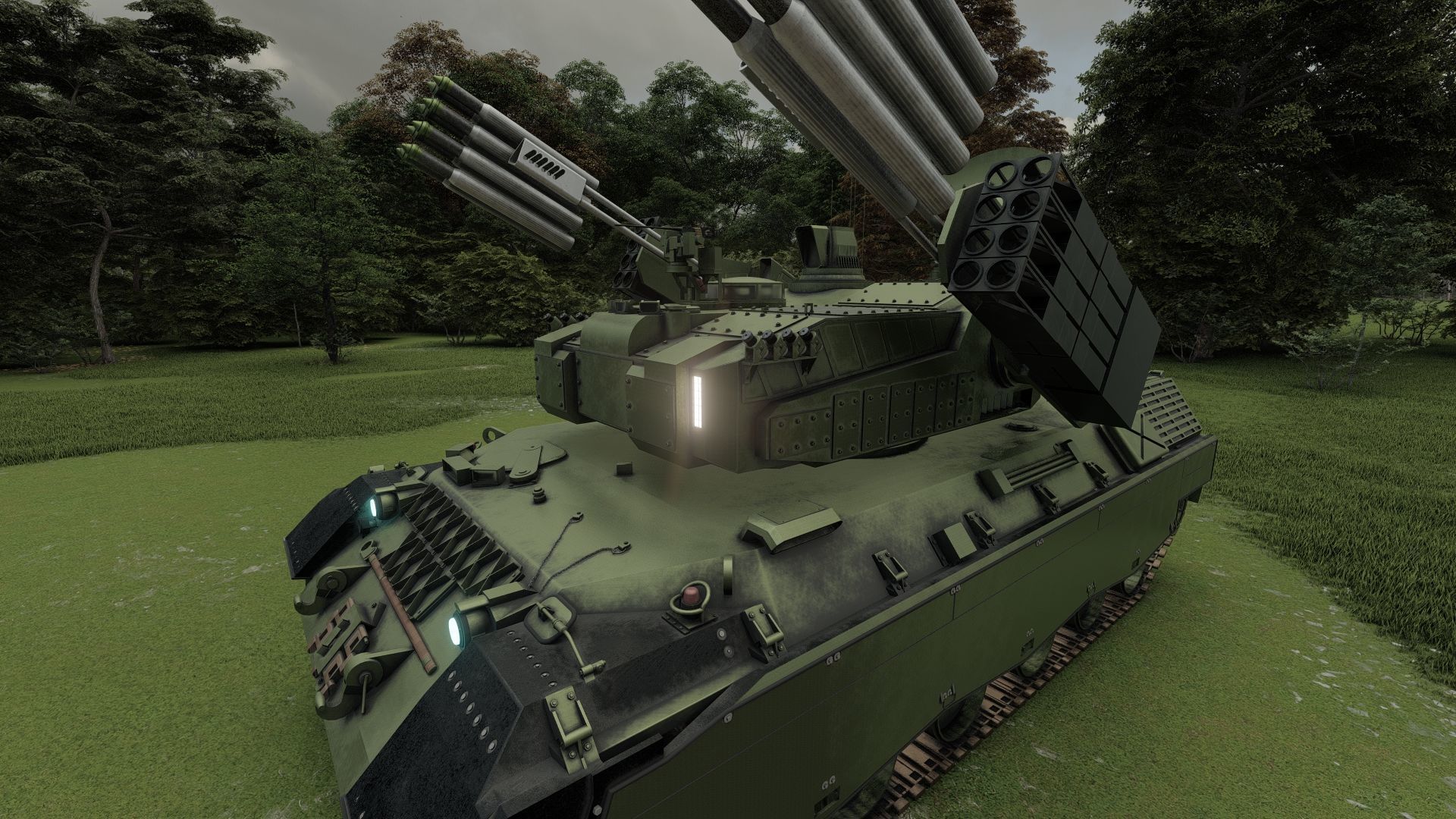 MEDIUM RANGE COMBINED MISSILE SYSTEM 3D model_28