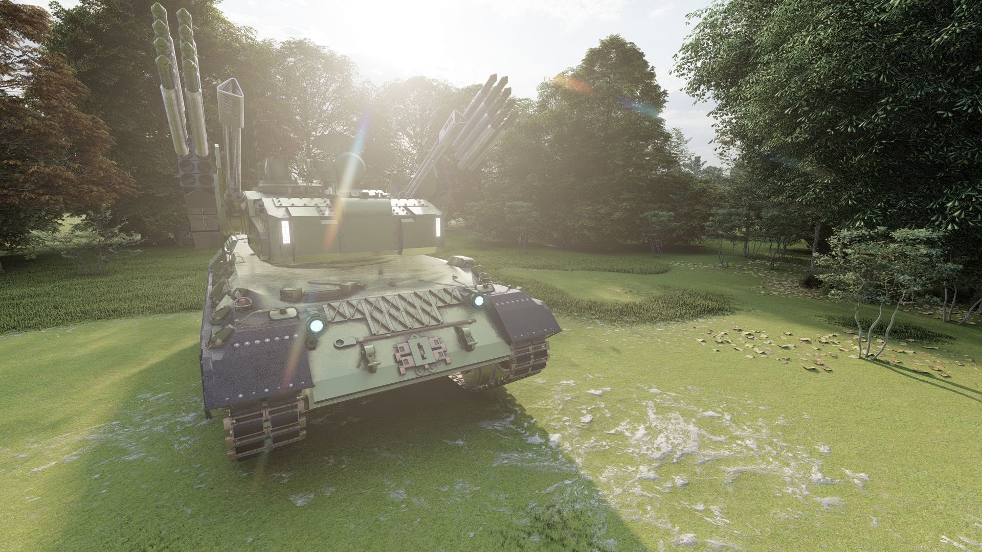 MEDIUM RANGE COMBINED MISSILE SYSTEM 3D model_8