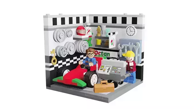 MocBricks3D - The Future Dreams House - Racer