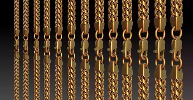 HEART NECKLACE WITH 13 SIZES